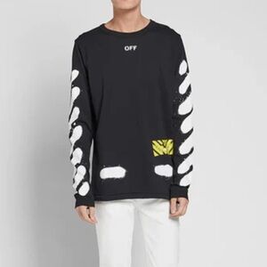 Off-White Black Long Sleeve Shirt